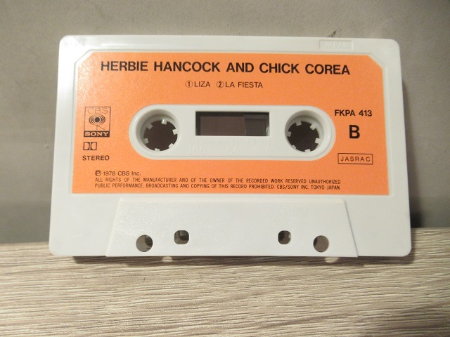 〓5）チックコリア ハービーハンコック CHICK COREA/HARBIE HANCOCK カセットテープ ジャズフュージョン JAZZ ξの画像6