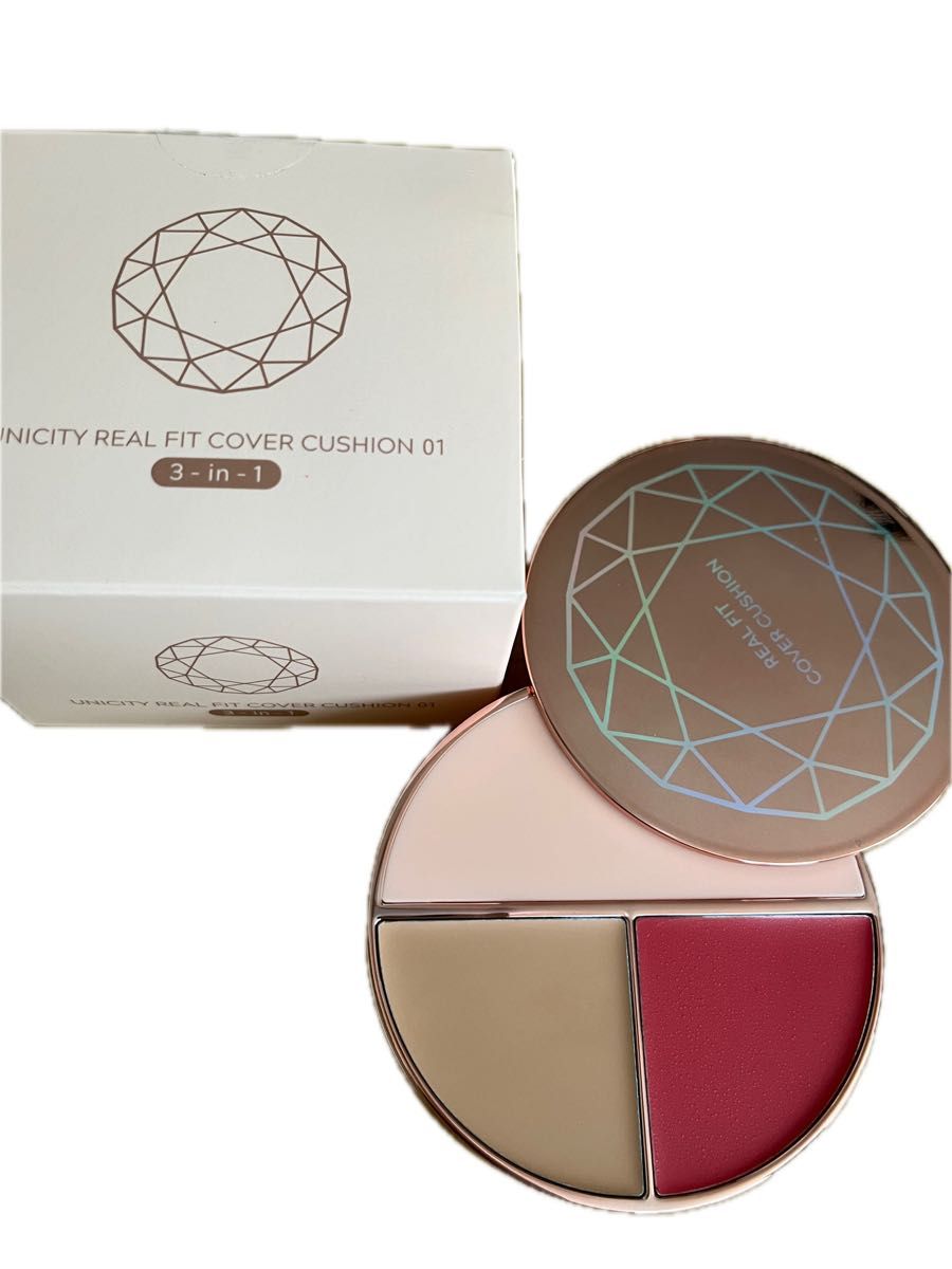 ファンデーション UNICITY REAL FIT COVER CUSHION 01 UNICITY リアルフィットカバーファンデーション01