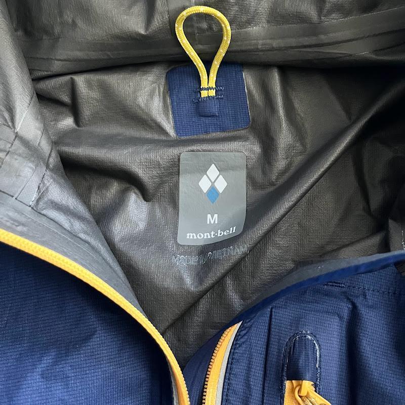 美品 mont-bell モンベル トレントフライヤージャケット ゴアテックス GORE-TEX ネイビー M アウトドア キャンプ 登山 トレッキング フェス_画像7