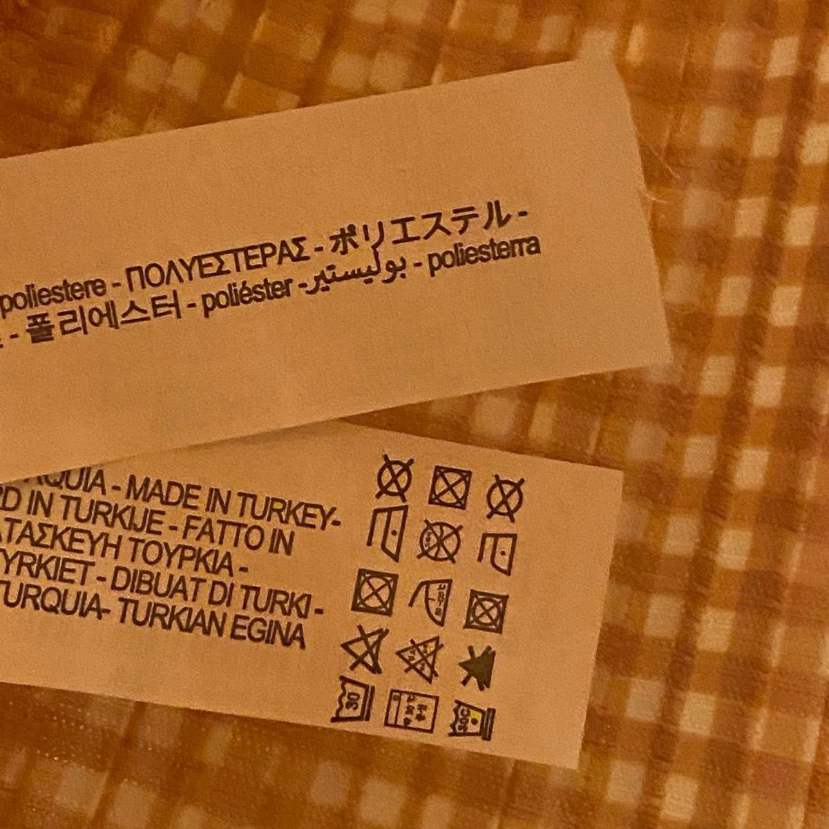 美品 ZARA ギンガムチェック ロングキャミワンピース オレンジ 美品 ZARA ギンガムチェック ロングキャミワンピース オレンジ