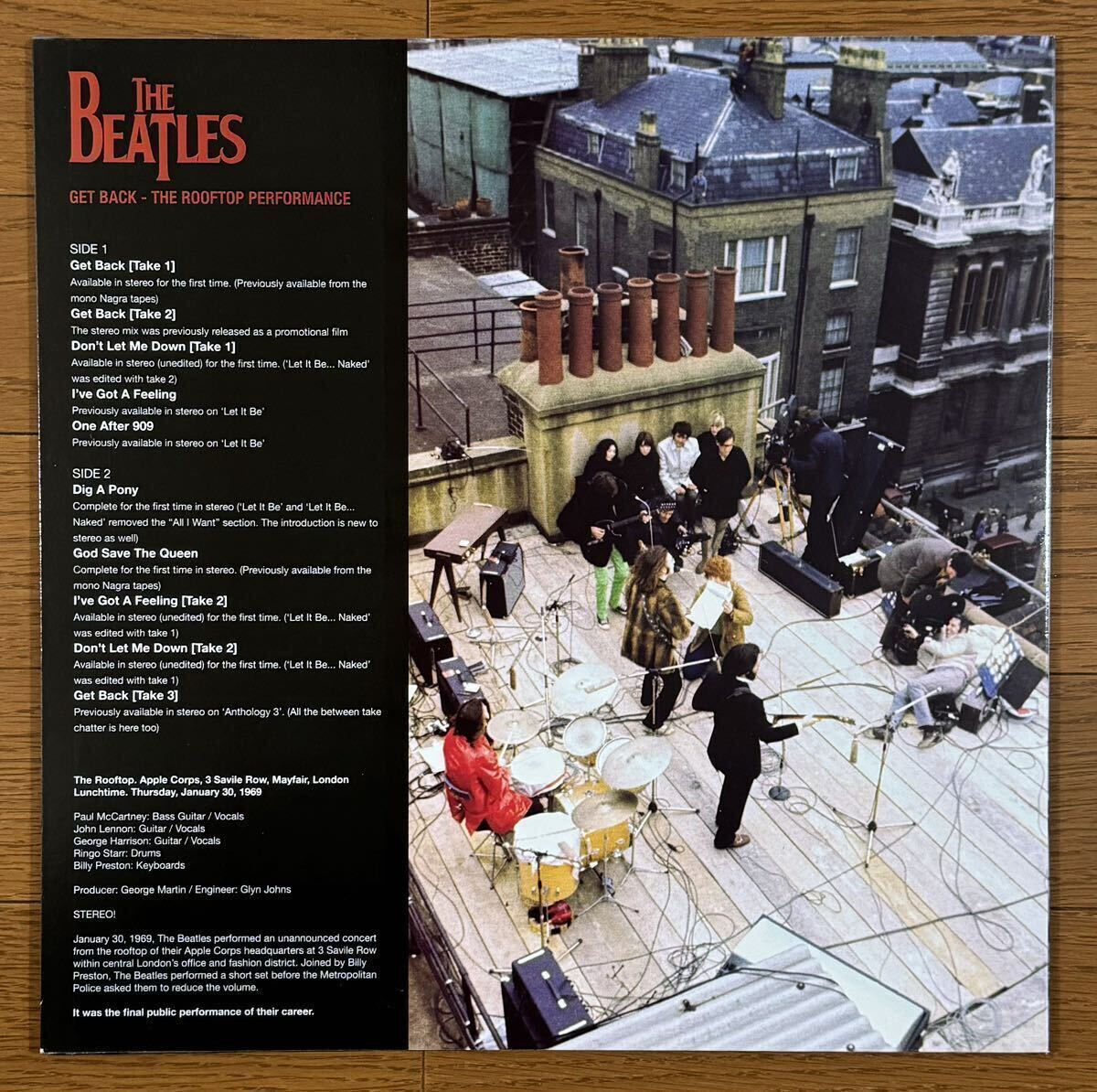 The Beatles - Get Back The Rooftop Performance / LPレコードの画像3
