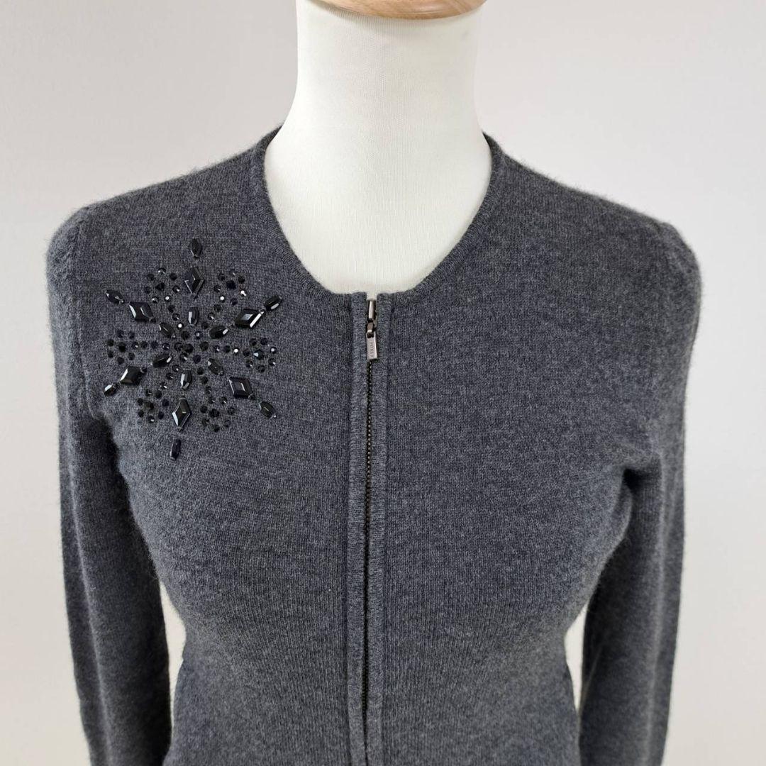 極美品】希少 FOXEY フォクシー カーディガン カシミヤ100 極美品】希少 FOXEY フォクシー カーディガン カシミヤ100