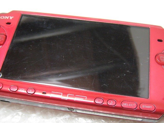 PK16260S★SONY★PSP本体 ラディアント・レッド★PSP-3000★動作品★_画像8