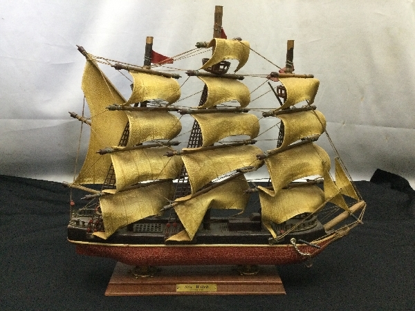 帆船模型　ＳＥＡ　ＷＩＴＣＨ　ＣＬＩＰＰＥＲ　1846　（3154）船舶模型　木製　模型　アンティーク　オブジェ　船　置物　コレクター
