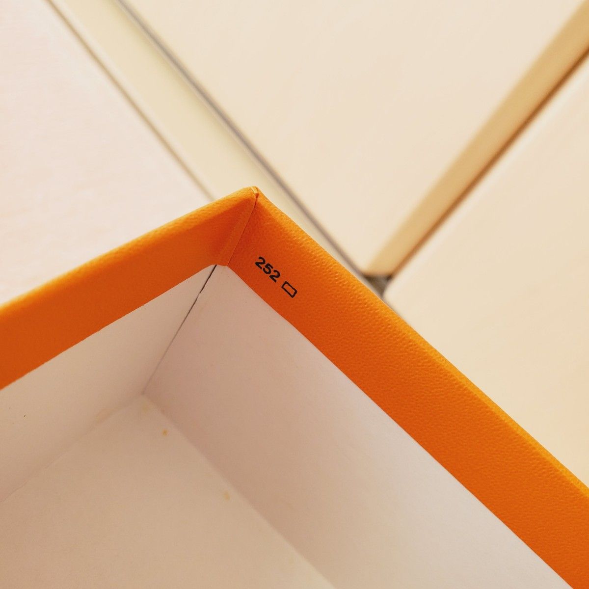エルメス HERMES 空き箱 空箱 252 ケリー オレンジボックス エルメス HERMES 空き箱 空箱 252 ケリー オレンジボックス
