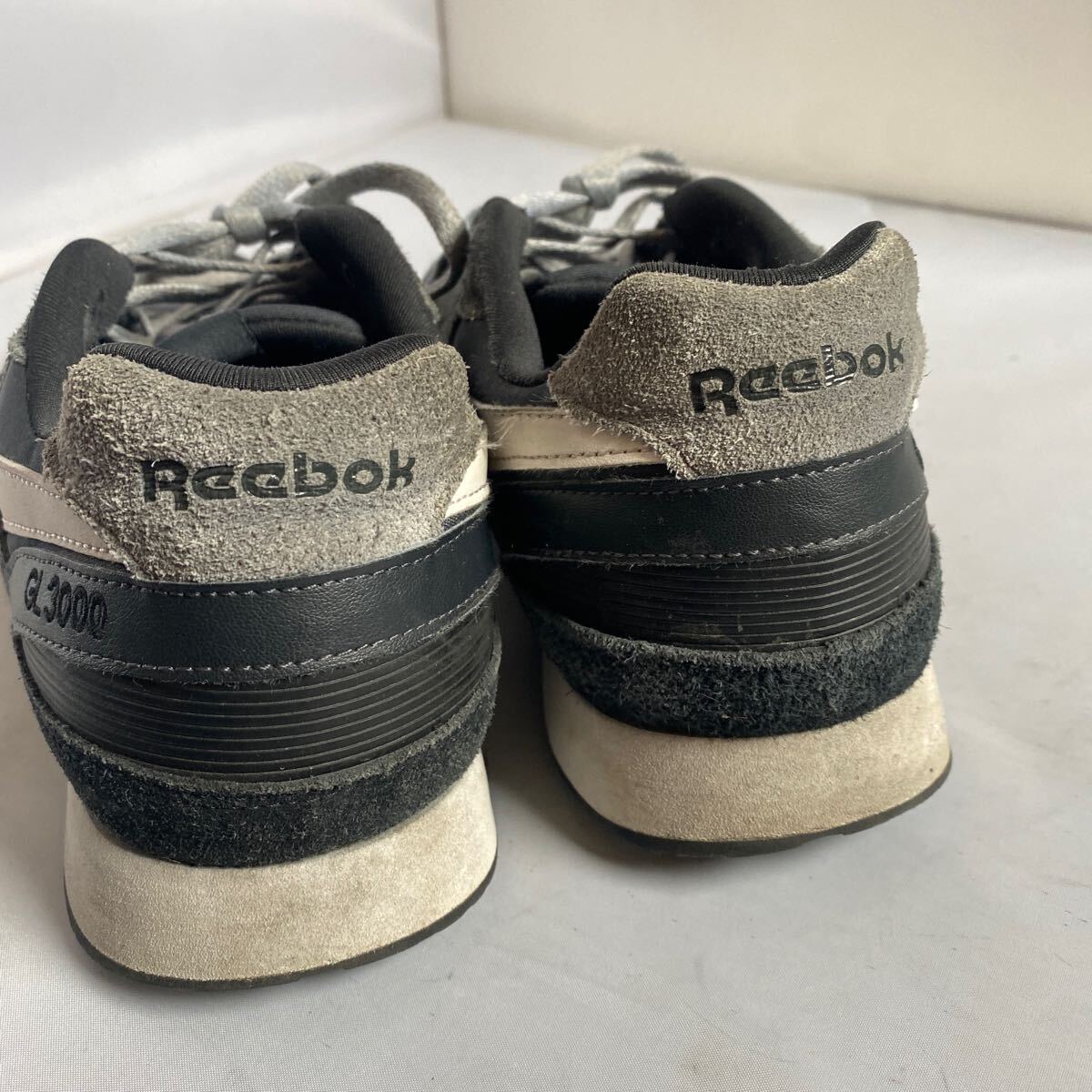 セール 即決1円 リーボック REEBOK CLASSIC GL3000 ネイビー 26,5cm クラシック シンプル カジュアル スエード レザーナイロン Reebokの画像4