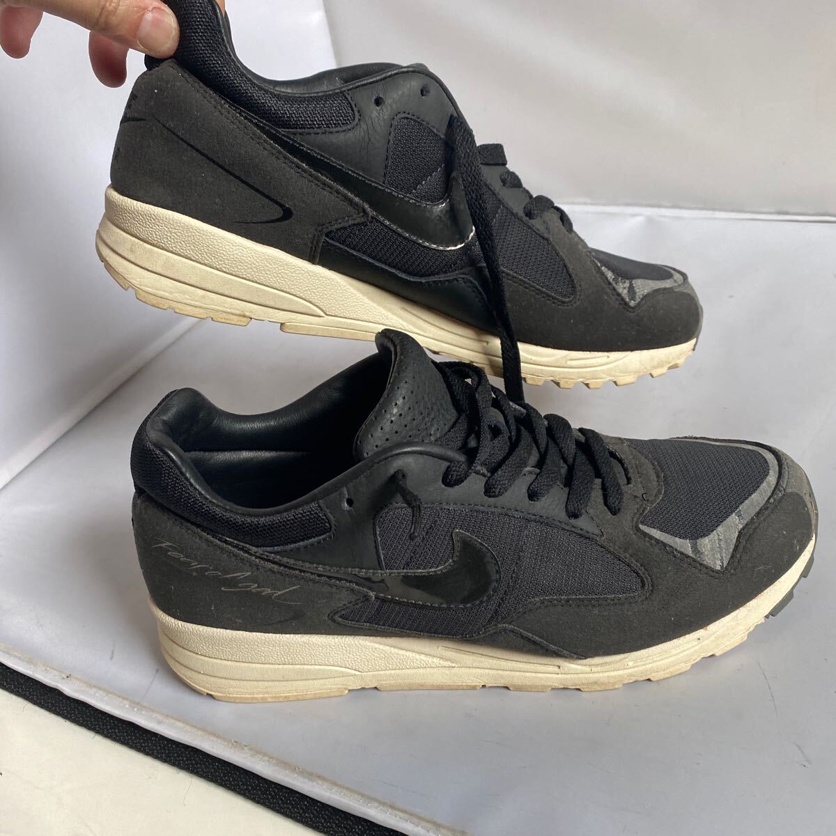 ナイキ限定・コラボレーション FEAR OF GOD × AIR SKYLON 2 "BLACK" BQ2752-001ブラック/アンスラサイトパール/ホワイト/ホワイトの画像8