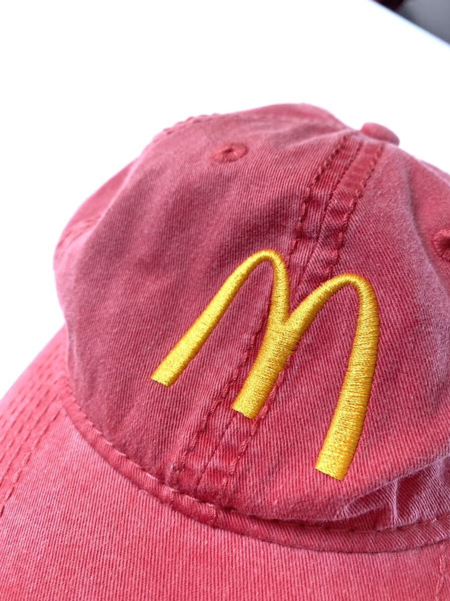 未使用　McDonald's CAP 【マクドナルド キャップ】【IMS】ビンテージ 加工 マクドナルド 帽子 キャップ アメリカン雑貨_画像2