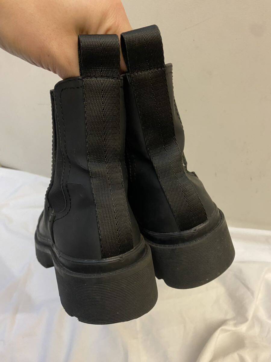 セール 即決1円 ZARA サイドゴアブーツ 23.5cm 36 ALL BLACK レディース ザラ ブーツ シューズ_画像5