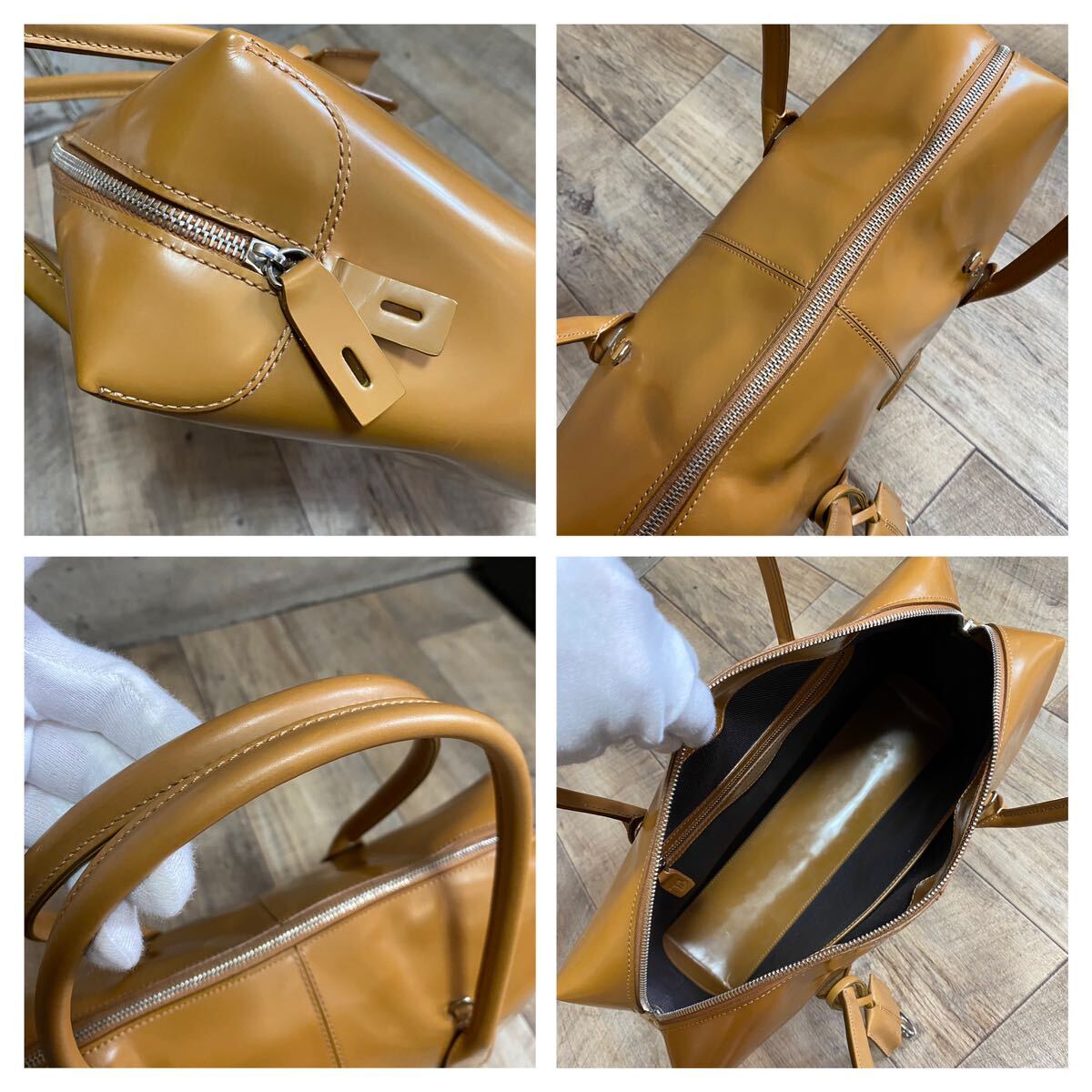 本物☆TOD's トッズ 2way トートバッグ ワンショルダーバッグ キャメル ベージュ ハンドバッグ レザーバッグ Dバッグ ジョイ A4 レディース