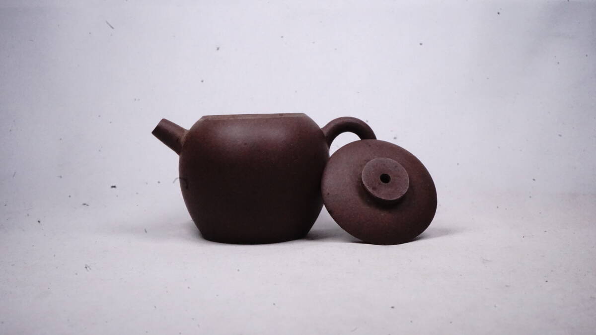 0403-1 唐物 急須 茶道具 煎茶道具 中国古美術 古玩 中国アンティーク サイズ：10cm×6.4cm_画像5