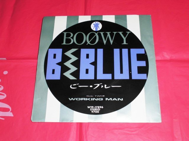 Yahoo!オークション - epレコード【BOOWY/B-BLUE】東芝EMI 氷室京...