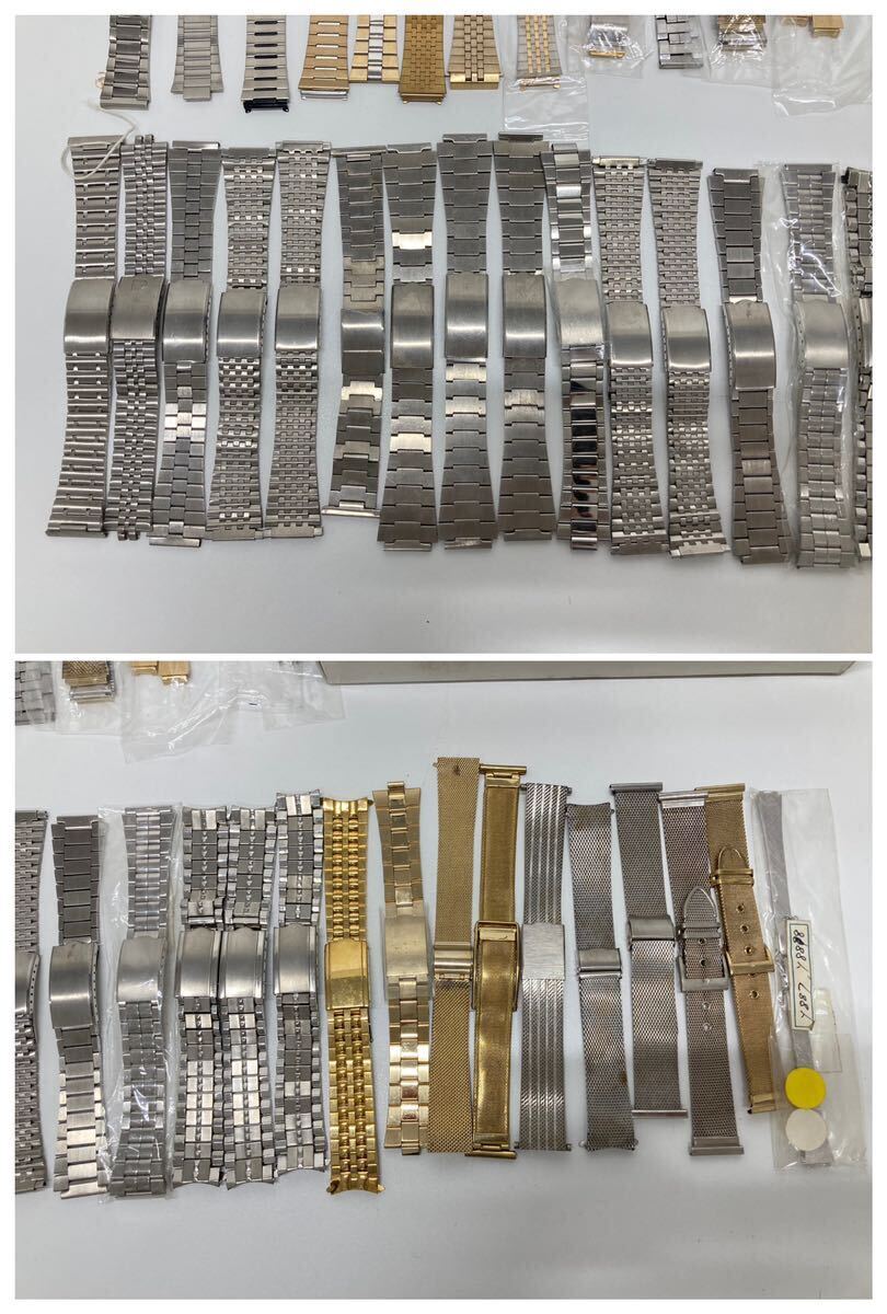 [38987] domestic production clock metal belt large amount 40ps.@ summarize!(SEIKO,CITIZEN,NB Seiko, Citizen, No-brand ) men's dead stock 