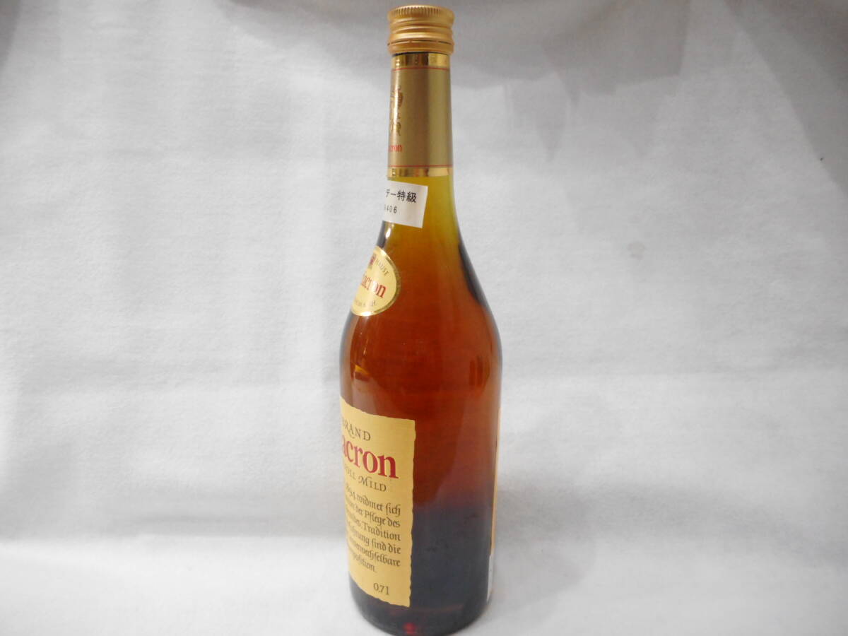 ◇古酒　洋酒　Mariacron　マリーアクロン ドイツ ブランデー　特級　36%　700ml　未開栓　箱無し_画像2