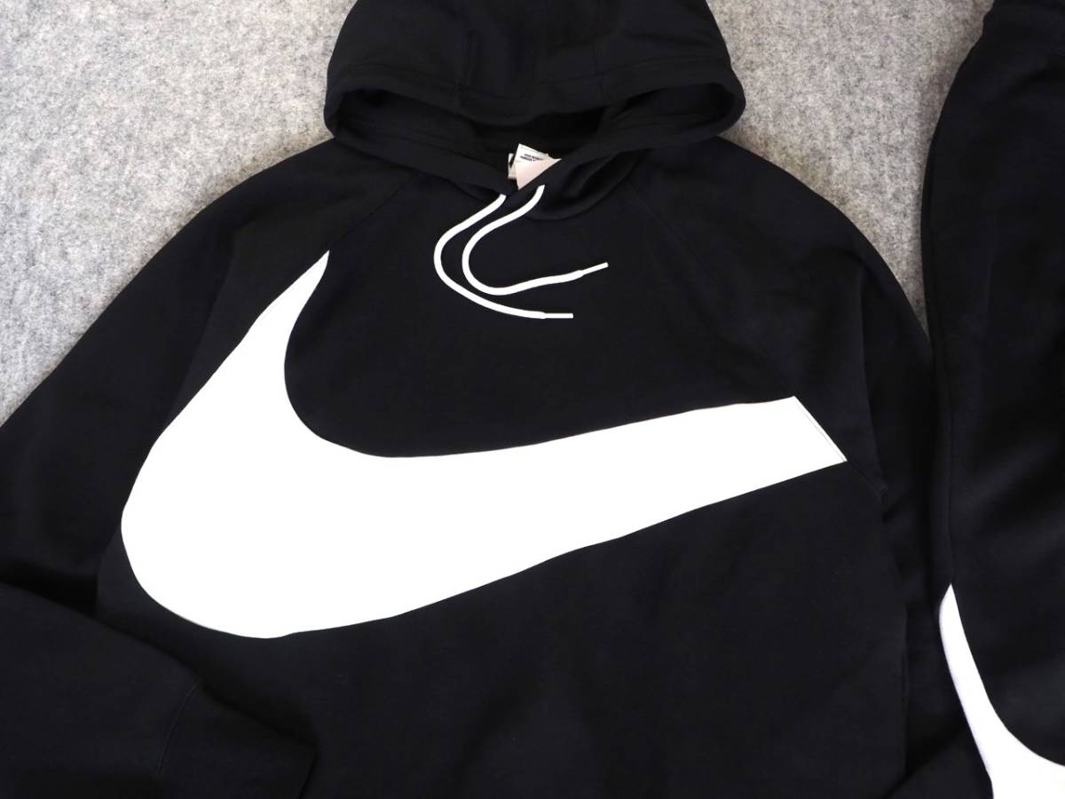 送料1040円～◆新品◆定価26400円◆NIKE◆ナイキ◆BIG SWOOSH TECH フリース スウェットパーカー＋パンツSET◆黒◆XL_画像3