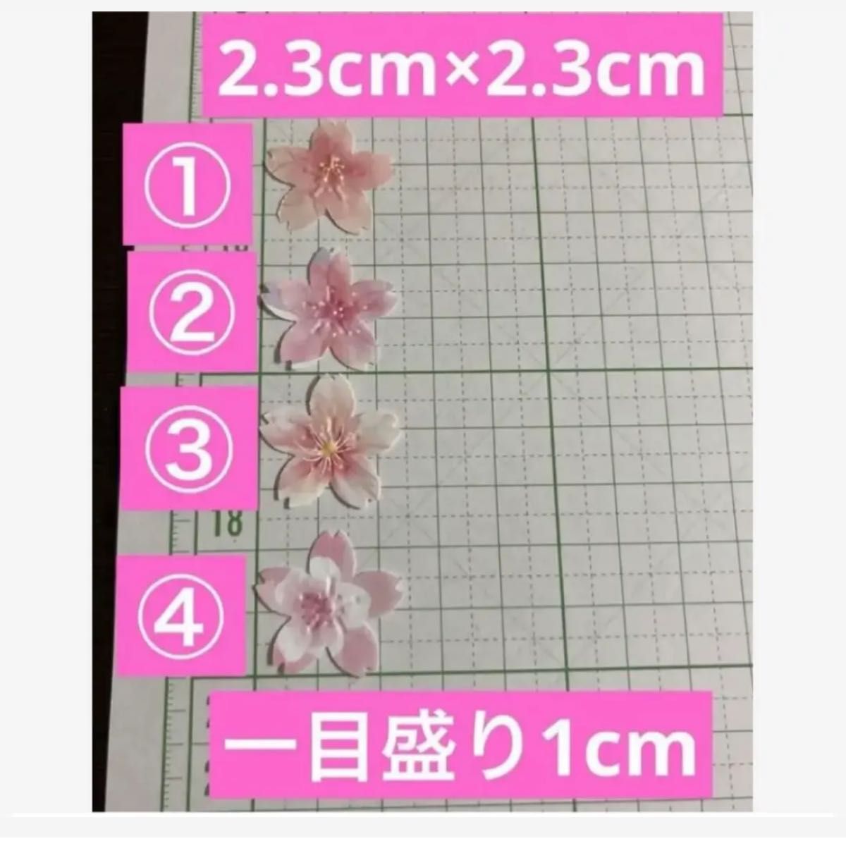 色紙付きメッセージカードキット　薄ピンク二つ折り色紙　桃の花　ハンドメイド　匿名配送