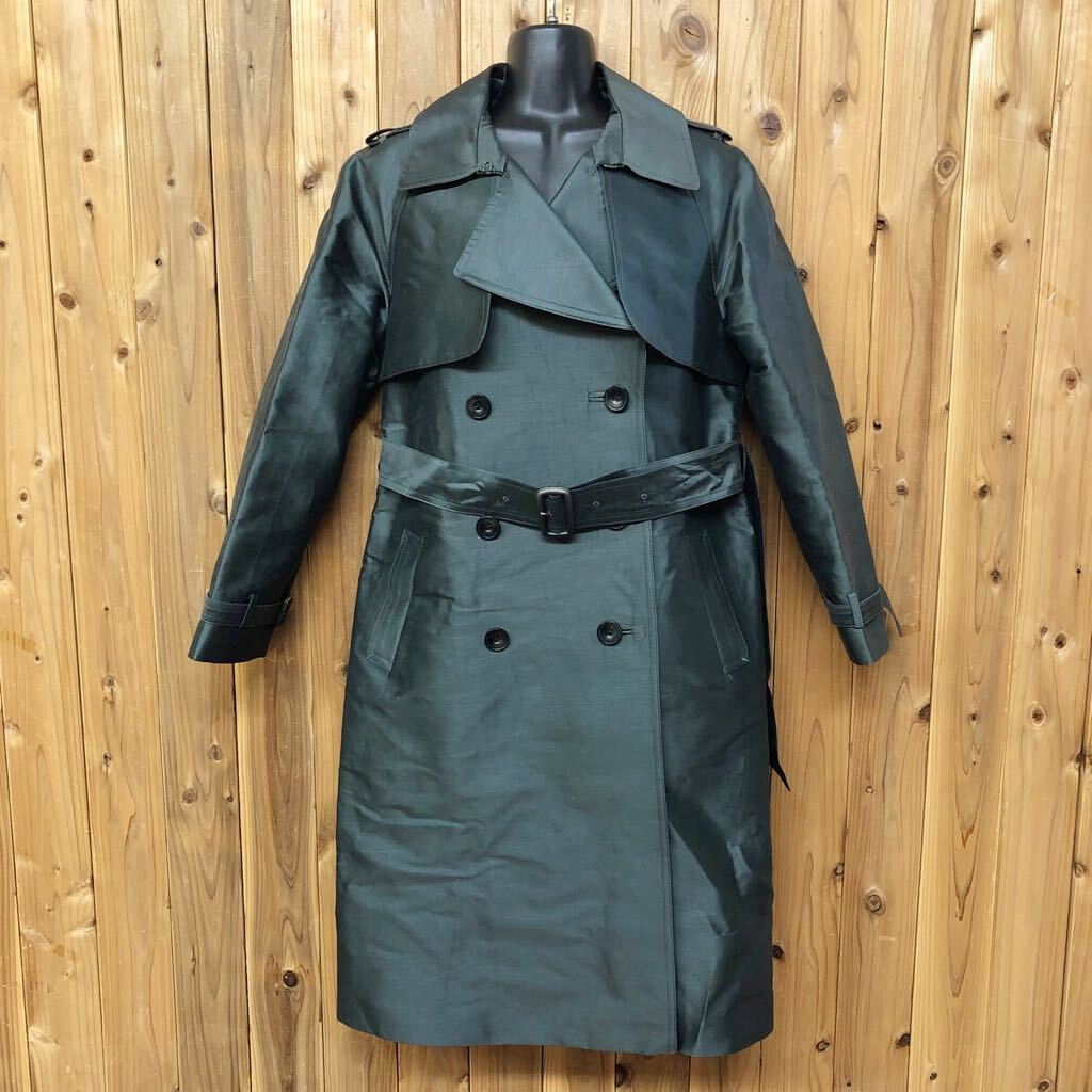 DAMA collection*da-ma lady's 7AR trench coat double long height lustre tamamsi color springs outer 
