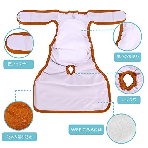 Avont [3 pieces set ] dog for diapers, manner belt menstruation pants laundry possible repeated use possibility height suction . durability - L size 