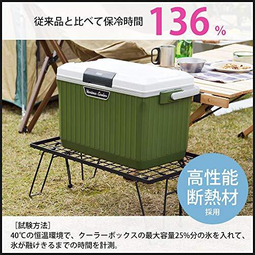 サンカ べリアスクーラー 高性能な断熱材を採用 ワンプッシュオープン型クーラーボックス 17L 大型 イエロー 保冷力の_画像7