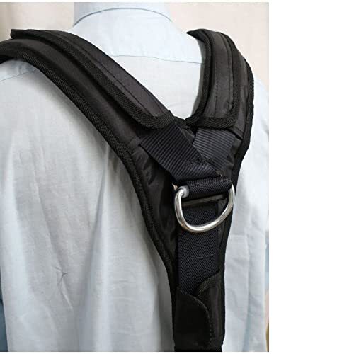 [NRK] 椿モデル ハーネスY型背中用クッションパッド Y型フルハーネス安全帯用背中パッド 黒色 フリーサイズの画像1
