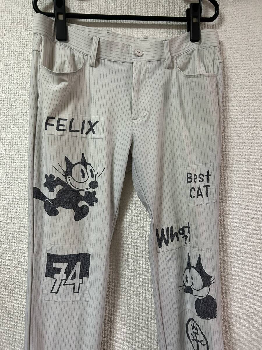 ★ CASTELBAJAC （カステルバジャック） FELIX （フィリックス ）　デザイン　ストライプ柄　ストレッチパンツ　サイズ　48_画像6