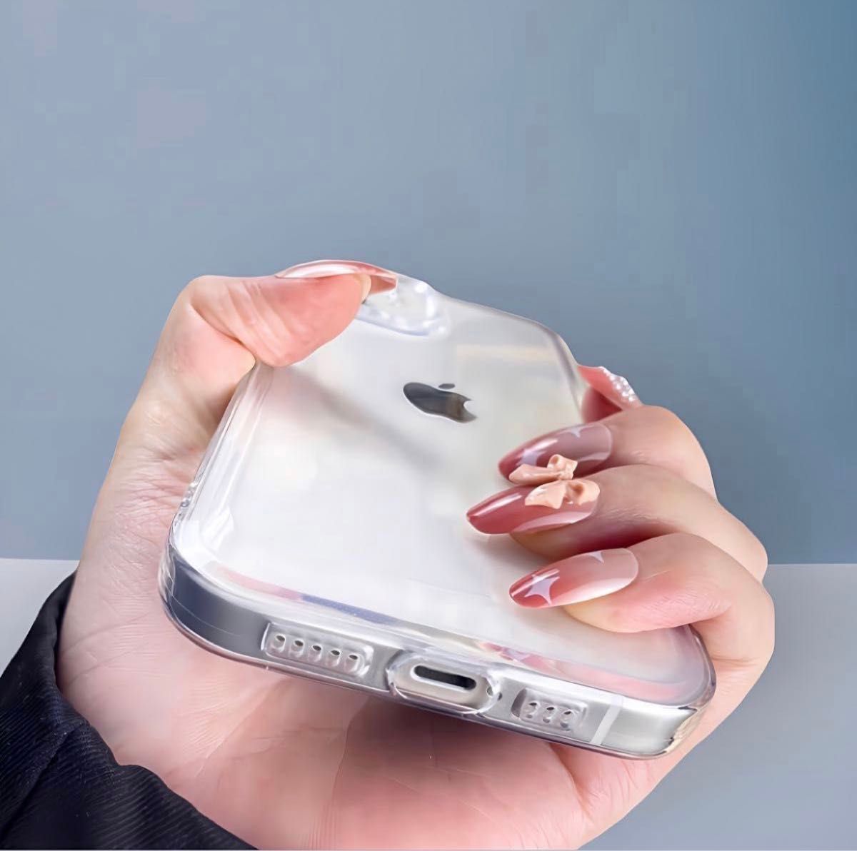 iPhone13pro maxケース シンプル クリア 透明  強化ガラスフィルム TPU スマホケース iPhoneケース 
