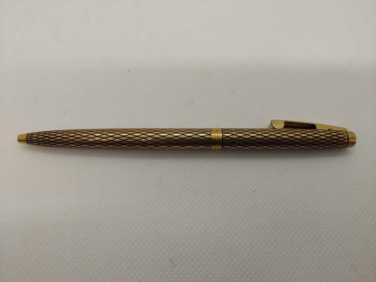 【E/H0】SHEAFFER シェーファー 14K GF 刻印有 ゴールド系 ボールペン_画像1