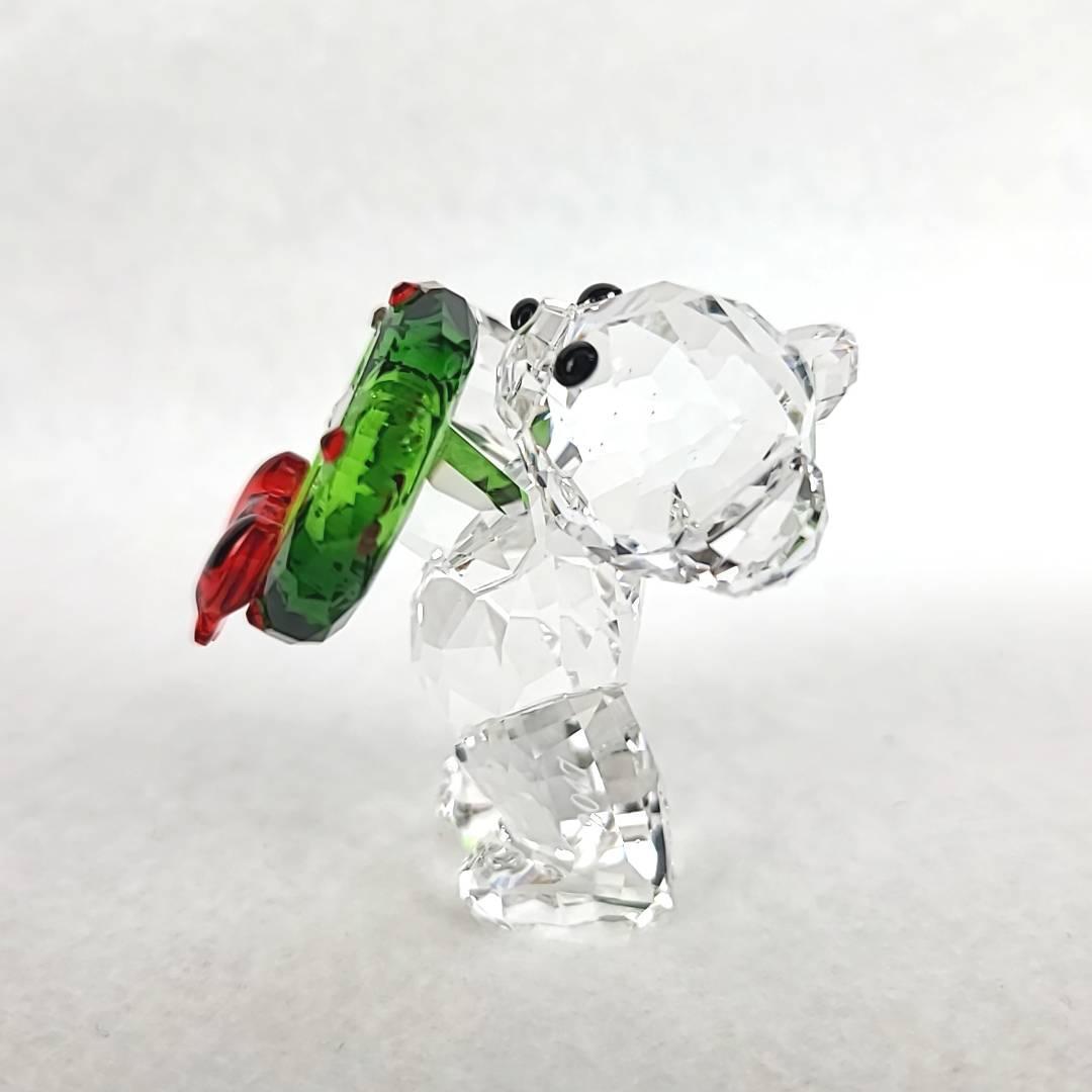 美品 スワロフスキー SWAROVSKI クリスベア クリスマス リース 美品 スワロフスキー SWAROVSKI クリスベア クリスマス リース