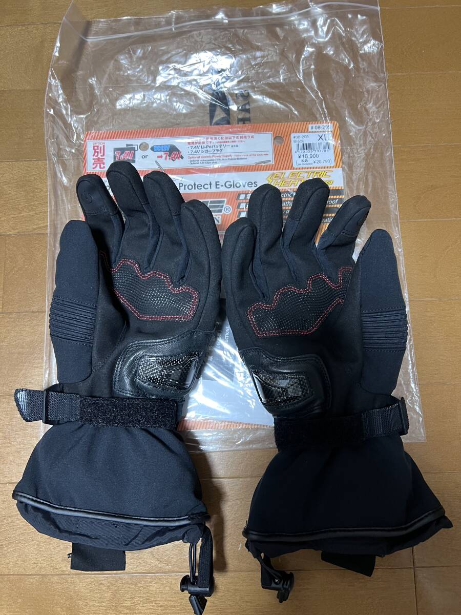 KOMINE 電熱グローブ サイズ XL（EK-205 Advanced Protect E-Gloves）_画像2