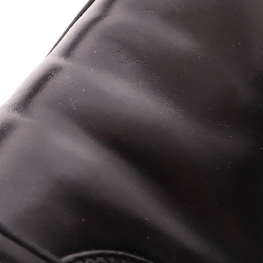 ■ オールデン ビジネスシューズ 9901 プレーントゥ 外羽根 コードバン 靴 メンズ 9 ブラック 箱付きの画像7