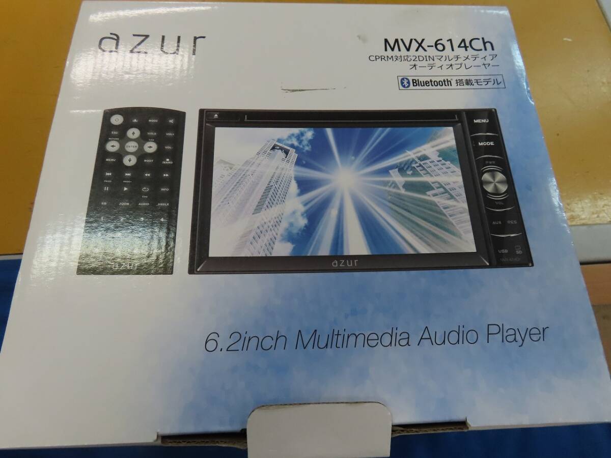 **azur azur MVX-614ch 2DIN мультимедиа аудио плеер б/у утиль электризация проверка settled перевод есть **