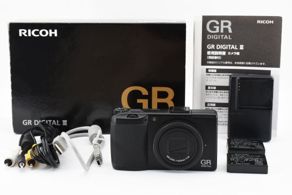 【箱付き・付属品多数】 RICOH リコー GR digital III 3 コンパクト デジタルカメラ #611