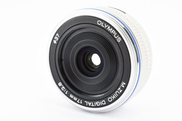 【クリアな光学】 OLYMPUS オリンパス M.ZUIKO DIGITAL 17mm F2.8 レンズ ミラーレス一眼カメラ パンケーキレンズ #519B_画像2