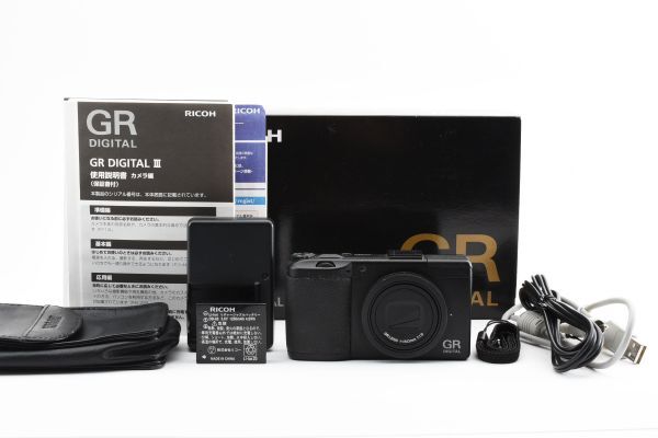 【箱付き・付属品多数】 RICOH リコー GR DIGITAL III 3 コンパクト デジタルカメラ コンデジ #711の画像1