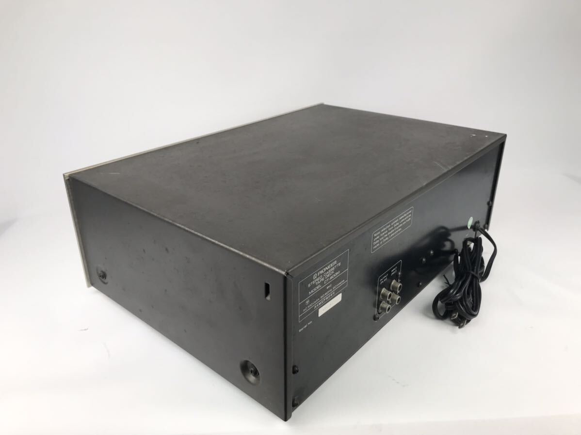 PIONEER パイオニア CT-600M カセットテープデッキ 音響機器 オーディオ 再生確認_画像6