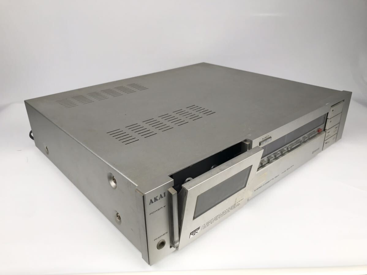 8400円 AKAI アカイ GX-F71 カセットデッキ ステレオ 3ヘッド 8400円 AKAI アカイ GX-F71 カセットデッキ ステレオ 3ヘッド