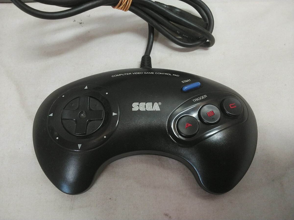 レターパックP／SEGA セガ メガドライブ コントローラー【 SJ-3500 】2点セット 中古品 未確認ジャンクの画像2