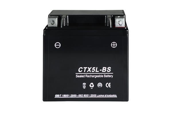 CTX5L-BS　YUASA(ユアサ)YTX5L-BS互換 バイクバッテリー 4stビーノ 4stジョグ FTR223 1年間保証 新品 バイクパーツセンター_画像2