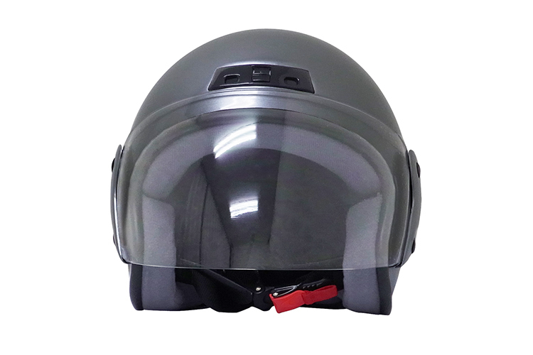 ヘルメット ジェット ガンメタ SG規格 PSCマーク取得 ワンタッチホルダー バイクパーツセンター_画像4