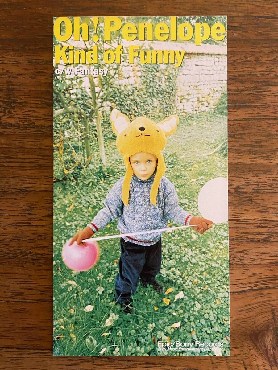 Oh! Penelope「Kind Of Funny/Fantasy」8㎝ 短冊 CDS CDシングル J-POP City Pop Guitar Pop シティポップ ギターポップ 渋谷系 詩人の血_画像1