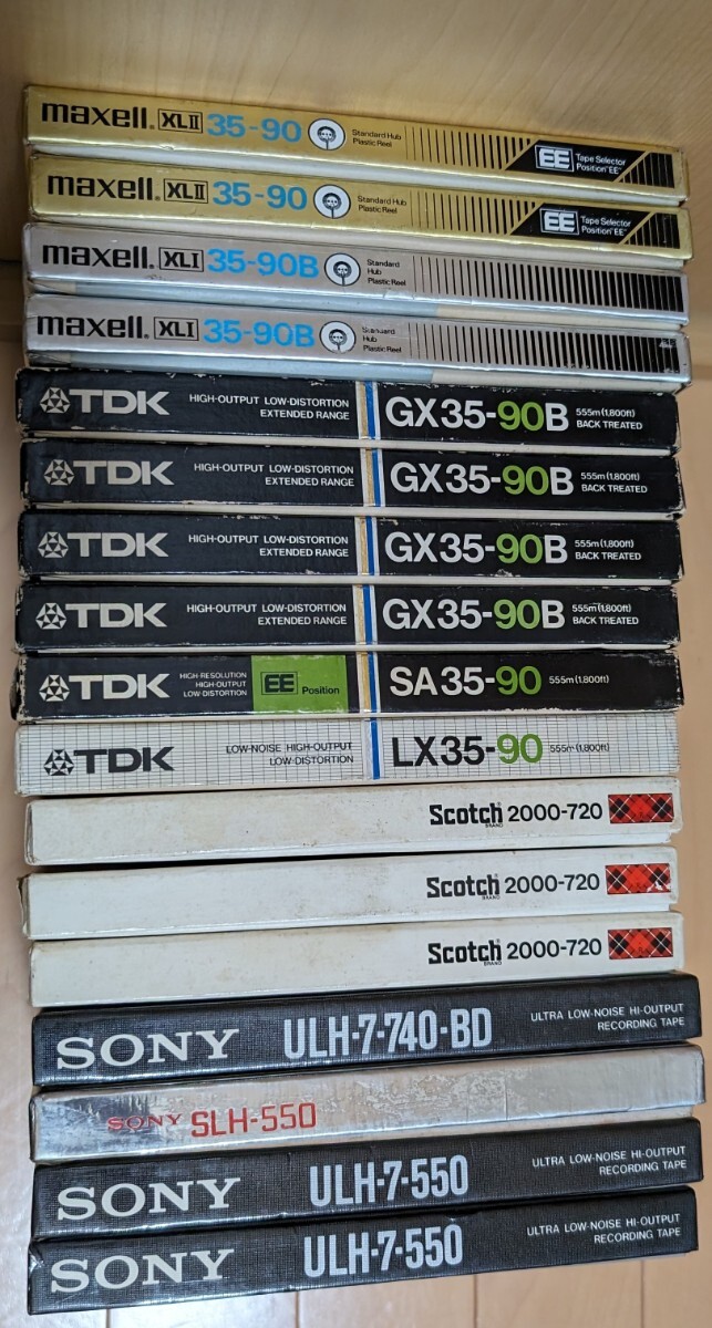 オープンリールテープ SONY TDK Scotch maxell【17本まとめて】中古品_画像9
