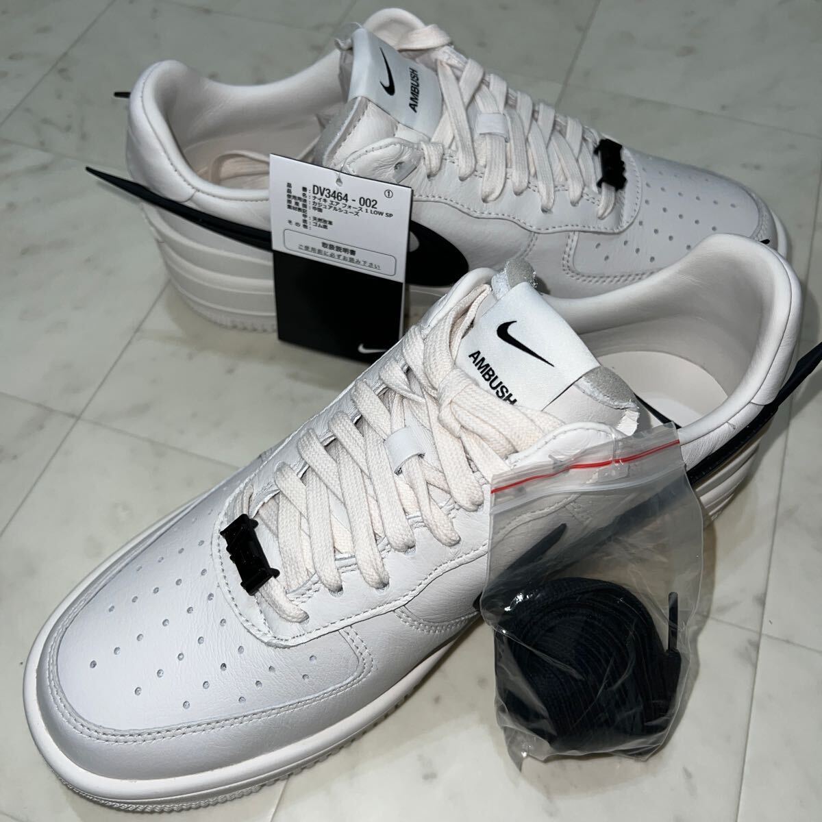 【新品】AMBUSH アンブッシュ × NIKEナイキ【AIR FORCE 1 LOW SP PHANTOM DV3464 002 】エアフォース1 ファントム26.5ｃｍの画像6