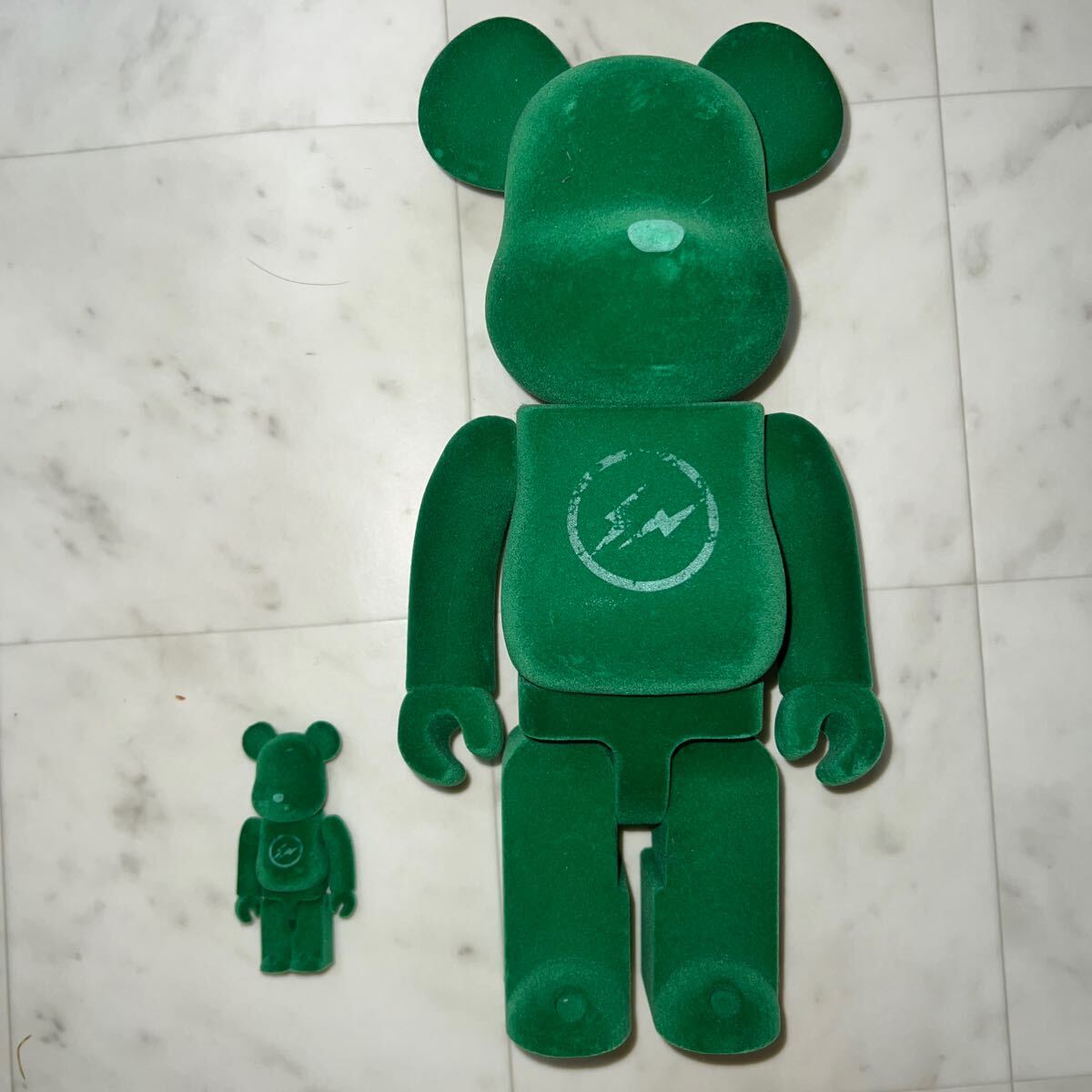 MEDICOM TOY メディコムトイ BEARBRICK ベアブリック × Fragment【THE PARKING GINZA】400％ 100％ セット 付属品なし