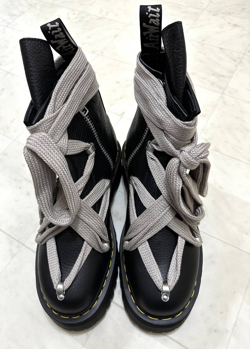 【新品】RICK OWENS リックオウエンス x Dr Martens ドクターマーチン【1460 QUAD PENT RO JUMBO LACE BOOTS】ジャンボレース ブーツ 26cm_画像2