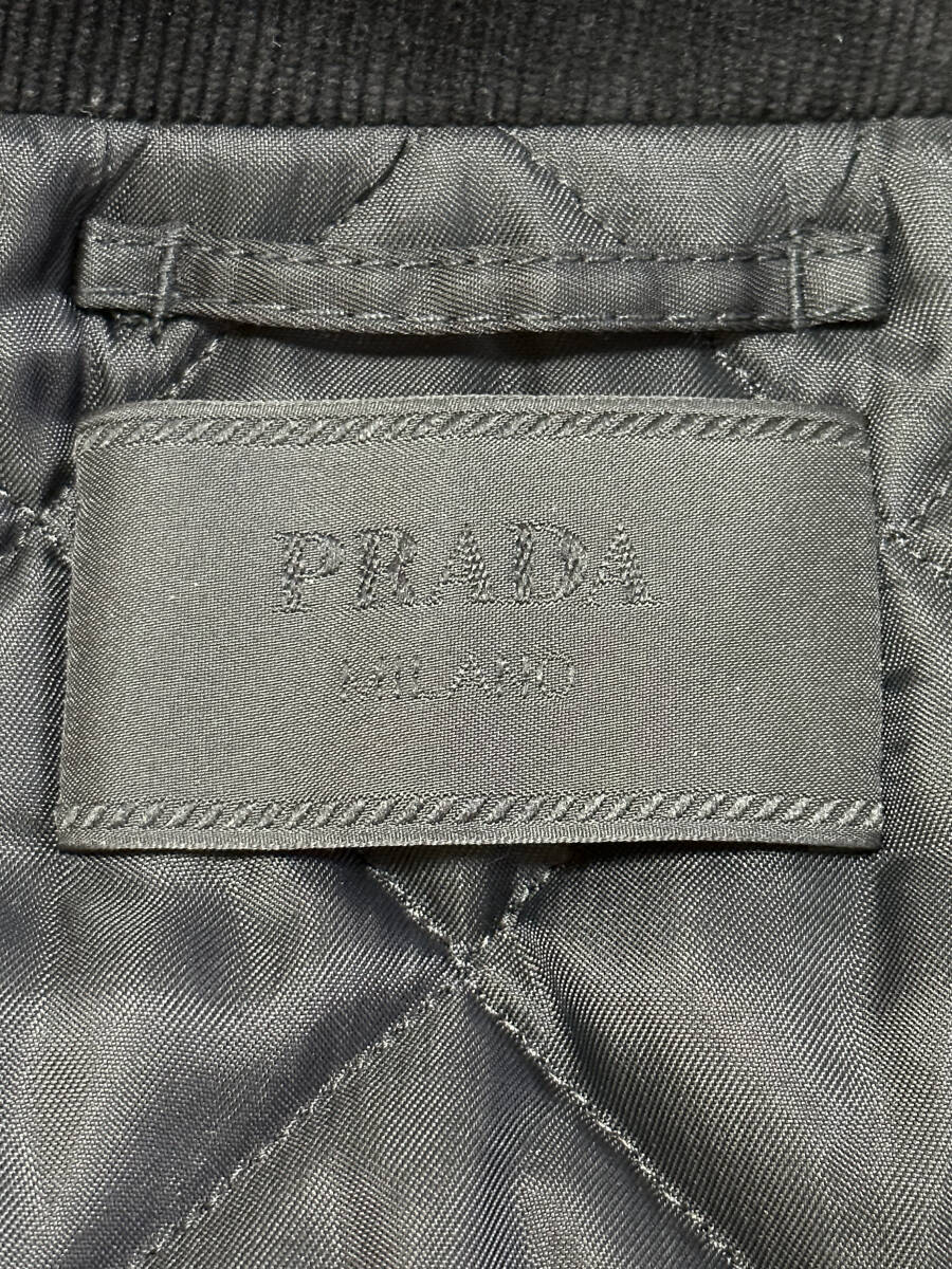 【美品】PRADA プラダ【SGC281_1WQ8_F0002_S_232】2023年秋冬 Re-Nylon ブルゾンジャケット 参考定価¥ 368,500 Lサイズ_画像7