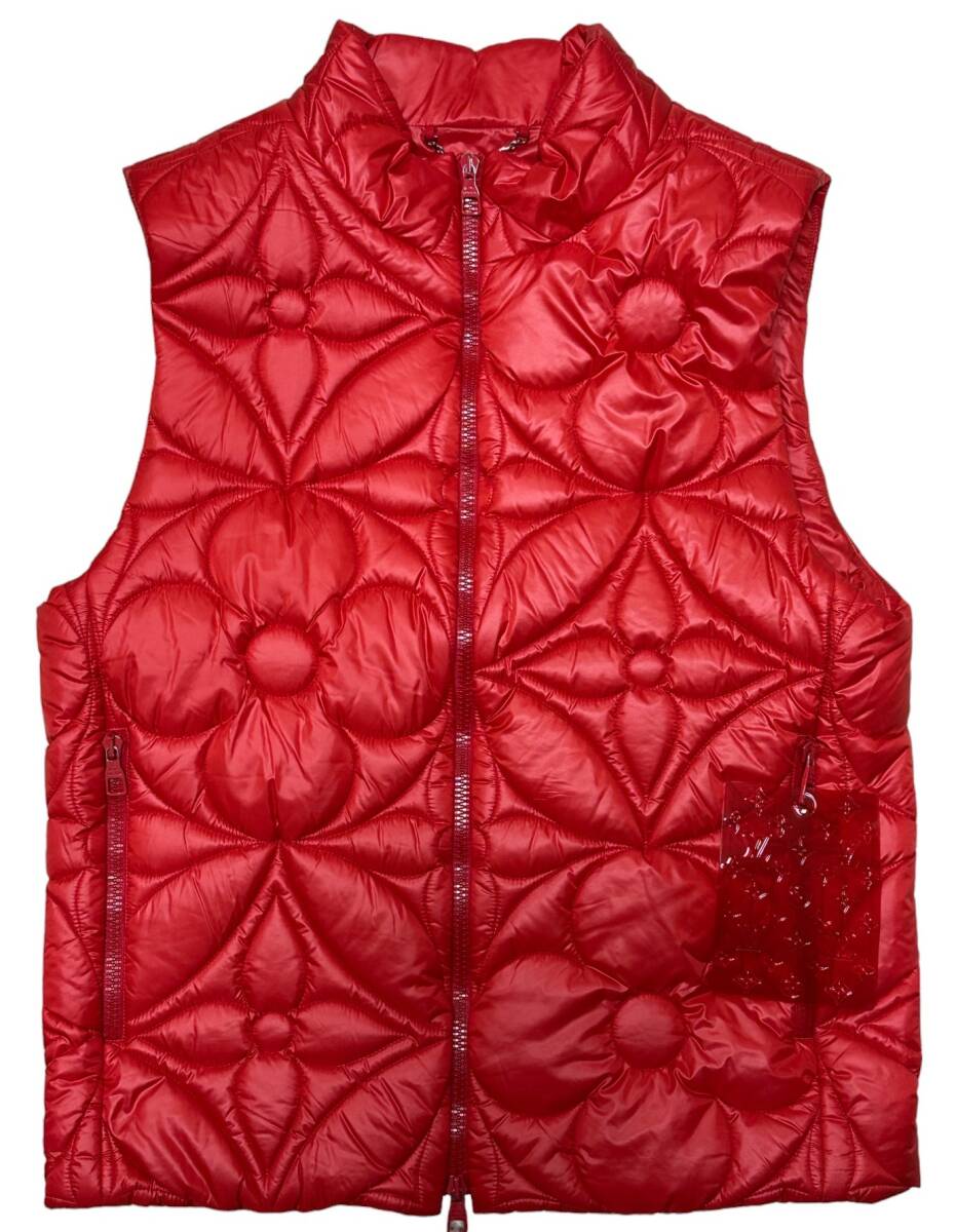 【美品】Louis Vuitton ルイヴィトン【RM221Q DH1 HLG47W】 LVSE PADDED MNG FLOWER GILET モノグラムキルティング パテッド ジレ ベスト_画像1