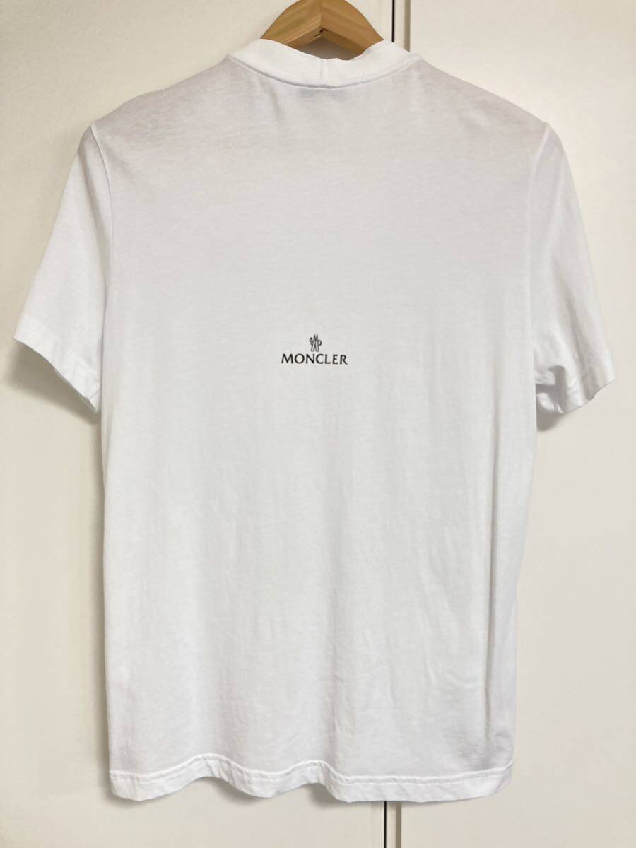 【送料無料】モンクレール（MONCLER）のTシャツ　XSサイズ　白　ホワイト　_画像2