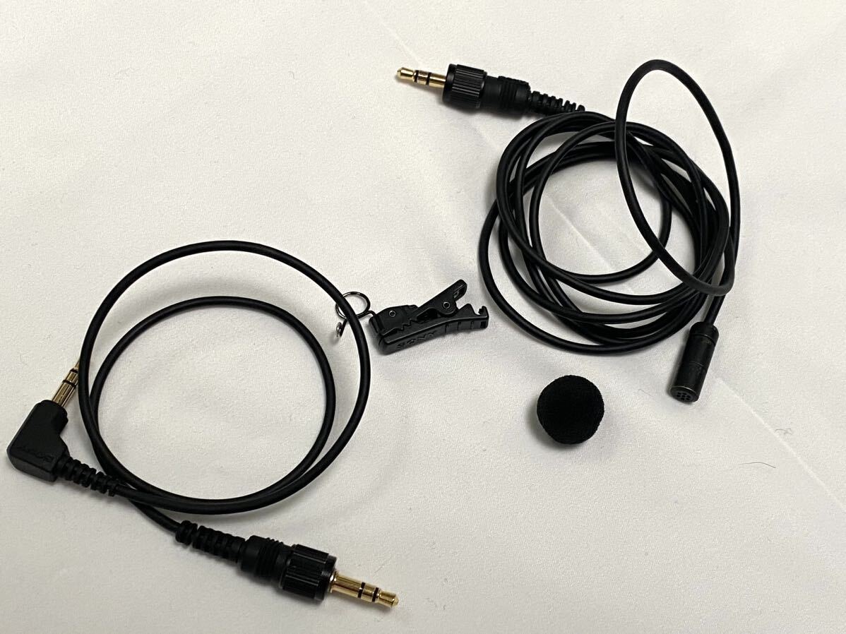【美品】SONY UWP-D21 B帯　ワイヤレスマイク送受信機セット ピンマイク　無線　トランスミッター _画像9