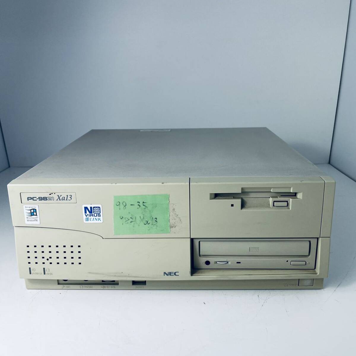 98-35 NEC PC-9821Xa13 HDD欠 Pentium 133Mhz 電源入りますが画面出力されませんの画像1