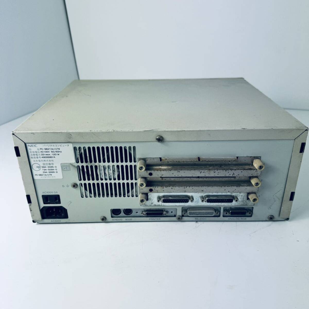 98-49 NEC PC-9821Xe/U7W HDD欠 ODP DX4 640+18432 FDD上よりMS-DOS6.20の起動確認できましたの画像3